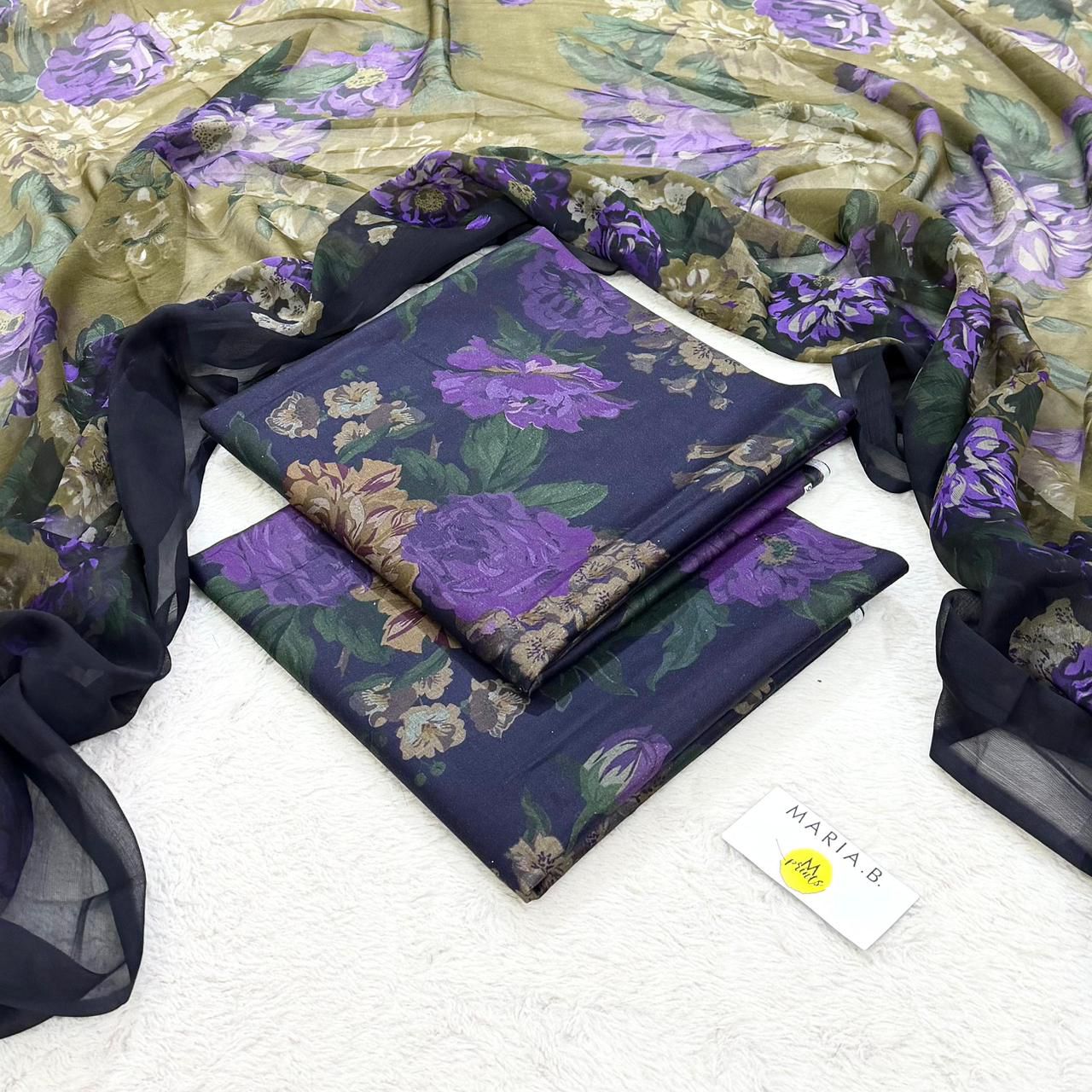 Maria B's  designed 3 Piece Lawn Suit.