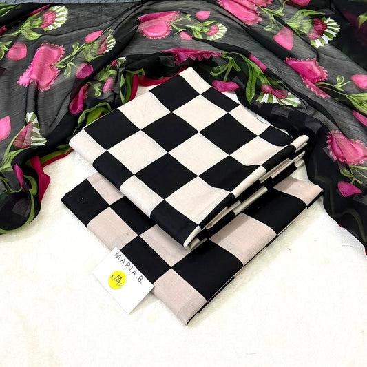 Maria B's  designed 3 Piece Lawn Suit.