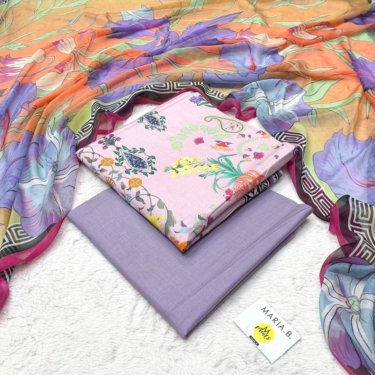Maria B Printed 3 Piece Lawn Collection